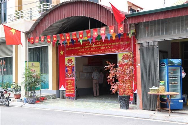 Hải Dương chuẩn bị chu đáo tại các điểm bầu cử ở nhà dân ảnh 2