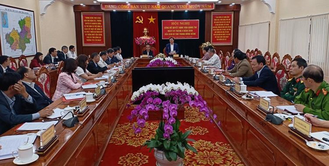 Đoàn kiểm tra của Ban Bí thư Trung ương làm việc tại Lâm Đồng ảnh 1