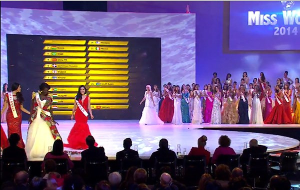 Hoa hậu Thế giới 2014: Nguyễn Thị Loan lọt top 25 đêm chung kết ảnh 1