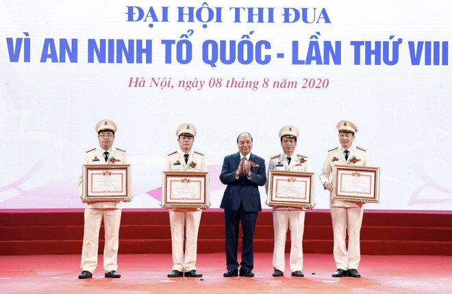 Thủ tướng dự Đại hội 'Vì an ninh Tổ quốc' lực lượng công an nhân dân ảnh 1