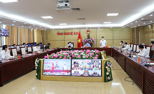 Quang cảnh phiên họp. (Nguồn: Nghean.gov.vn) Các địa phương thực hiện nghiêm biện pháp phòng dịch COVID-19 ảnh 3