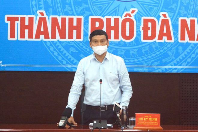 Phó Chủ tịch Thường trực UBND thành phố Đà Nẵng Hồ Kỳ Minh phát biểu. (Nguồn: Danang.gov.vn) Các địa phương thực hiện nghiêm biện pháp phòng dịch COVID-19 ảnh 1