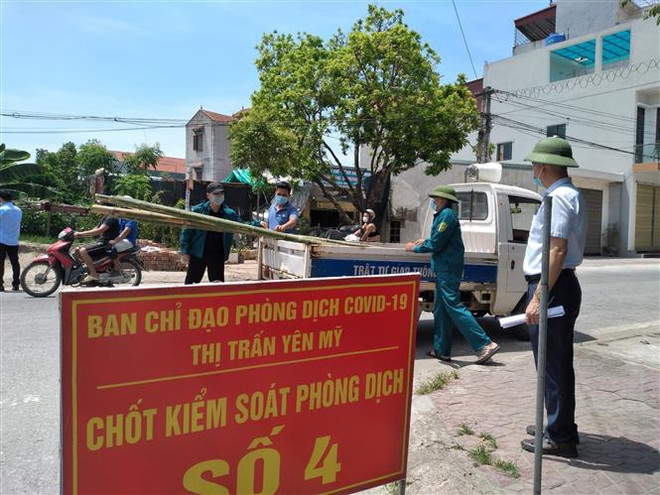 Hưng Yên: 3 khu vực ở huyện Yên Mỹ giãn cách xã hội theo Chỉ thị 16 ảnh 1