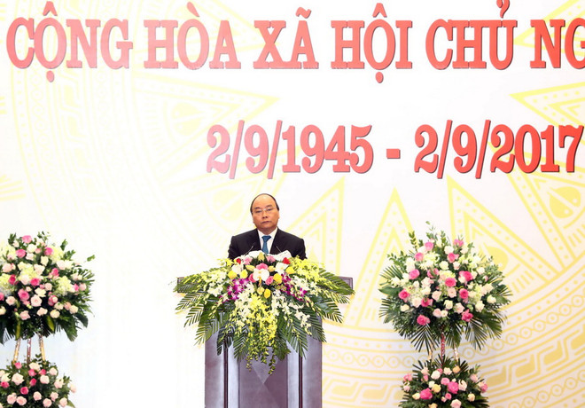 Thủ tướng chủ trì tiệc chiêu đãi quốc tế nhân dịp Quốc khánh ảnh 1