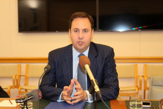Bộ trưởng Thương mại và Du lịch Australia Steve Ciobo. (Ảnh: Sao Băng/Vietnam+) Australia hướng tới các thỏa thuận thương mại khác ngoài TPP ảnh 1