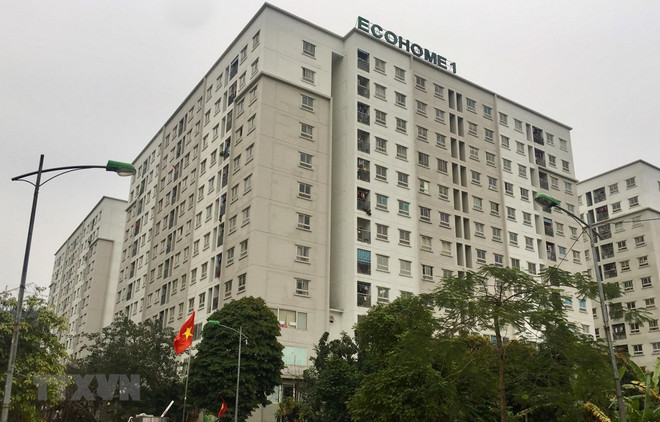 Khu nhà ở xã hội Ecohome 1. (Ảnh: Nguyễn Thắng/TTXVN) Không buông lỏng quản lý trong phát triển nhà ở xã hội ở Hà Nội ảnh 2