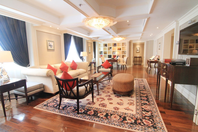 [Photo] Phòng Tổng thống của khách sạn 5 sao cổ nhất Hà Nội ảnh 1
