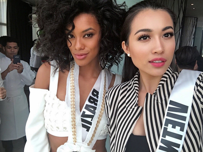 Á hậu Lệ Hằng tự tin trình diễn quốc phục Philippines ảnh 4