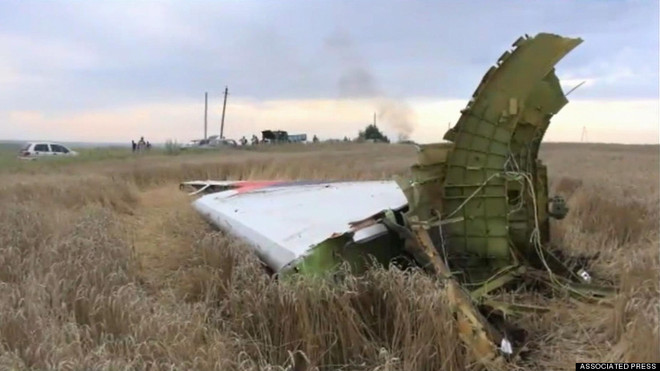 [Photo] Hiện trường vụ máy bay Malaysia MH17 rơi ở Ukraine ảnh 13