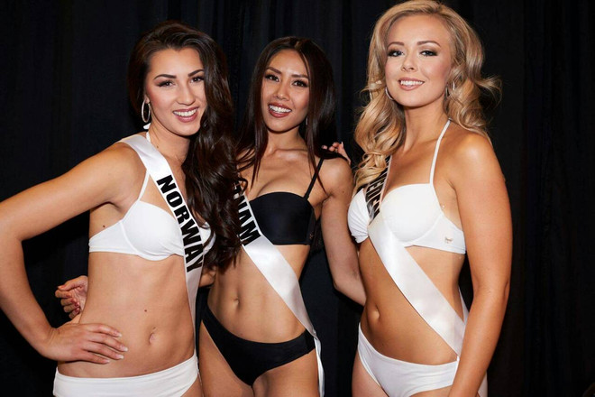 Nguyễn Thị Loan tự tin diễn bikini vòng bán kết Miss Universe 2017 ảnh 1