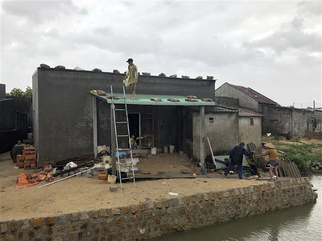 Cấp lại điện cho khách hàng sau sự cố do ảnh hưởng của bão số 6 ảnh 1