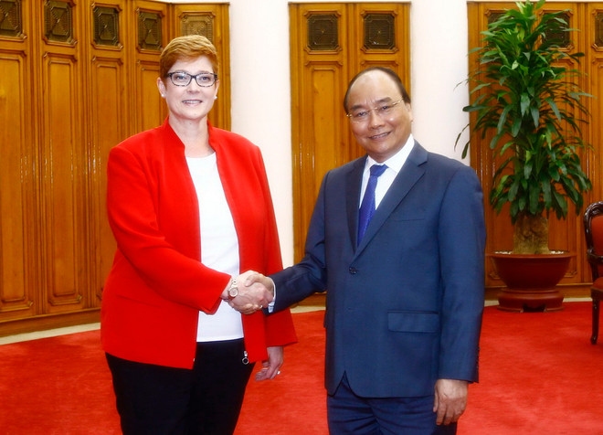 Thủ tướng Nguyễn Xuân Phúc tiếp Bộ trưởng Quốc phòng Australia ảnh 1