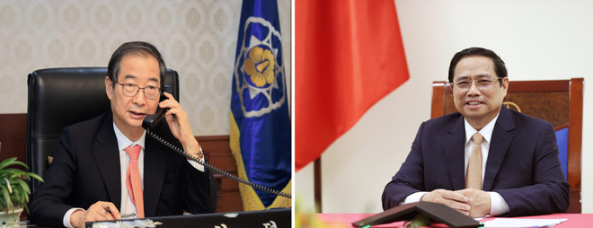 Thủ tướng Phạm Minh Chính điện đàm với Thủ tướng Hàn Quốc ảnh 2