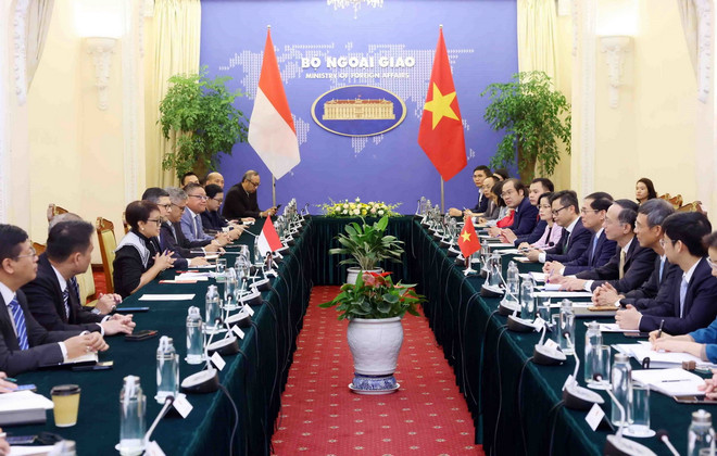 Quang cảnh kỳ họp. (Ảnh: Phạm Kiên/TTXVN) ttxvn_vietnam_Indonesia 1.jpg