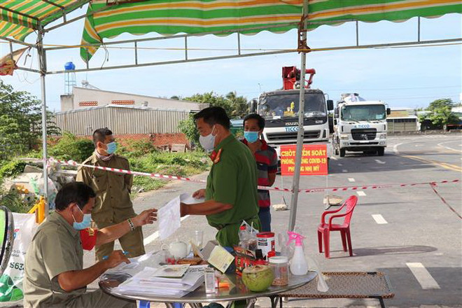 COVID-19: Tiền Giang phát huy vai trò của các 'pháo đài vùng xanh' ảnh 1