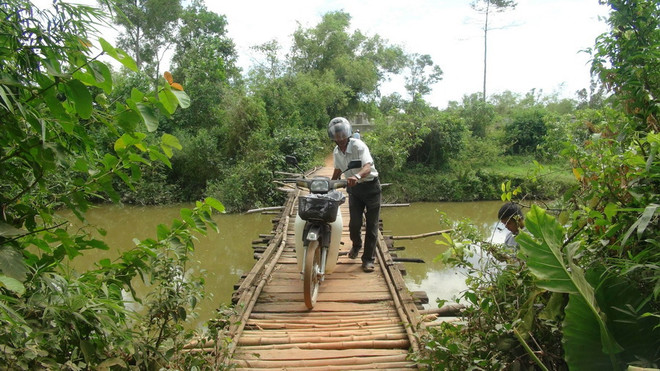 Quảng Trị: Người dân thấp thỏm với những cây cầu... chờ sập ảnh 2