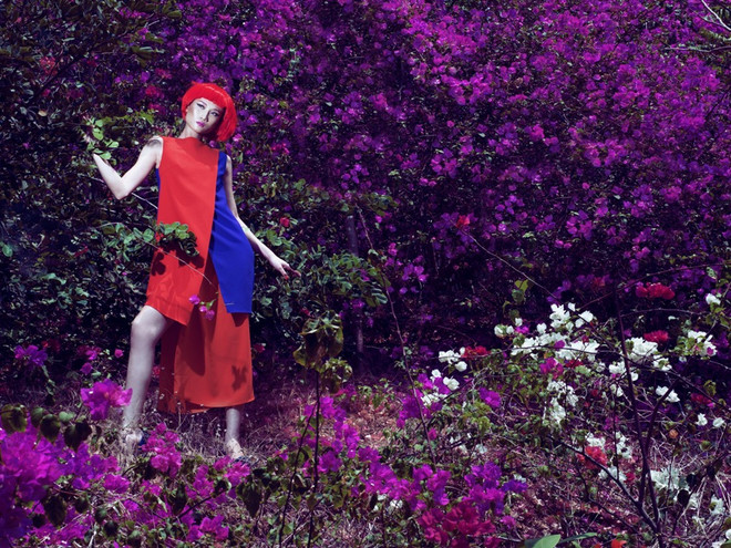 (Ảnh: Milor Tran) Xu hướng “color block” cho thời trang Việt mùa hè 2014 ảnh 7