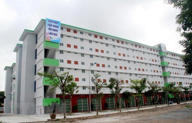 Khu nhà ở công nhân Khu công nghiệp Đồng An, Bình Dương. (Ảnh minh họa: Nguyễn Văn Việt/TTXVN) Loại bỏ những nghịch lý trong phát triển nhà ở cho công nhân ảnh 1
