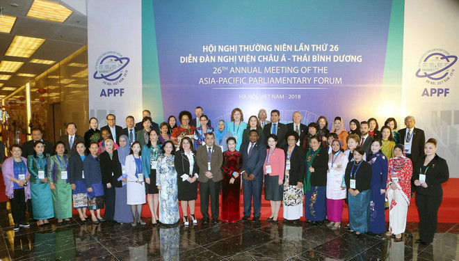 Khai mạc Hội nghị Nữ nghị sỹ trong khuôn khổ APPF-26 tại Hà Nội ảnh 1