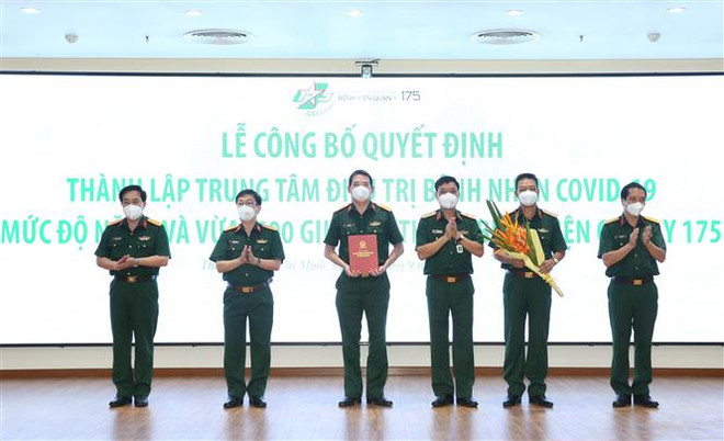 Trung tâm điều trị bệnh nhân COVID-19 mức độ nặng và vừa tại BV 175 ảnh 1