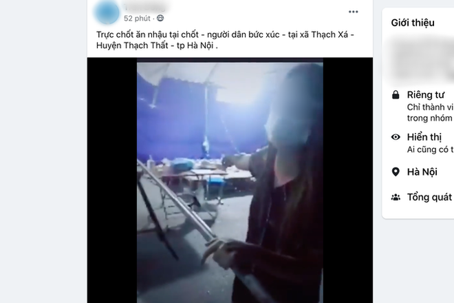 Hà Nội: Xử lý nghiêm cán bộ chốt trực 'tổ chức ăn đêm' tại Thạch Thất ảnh 1