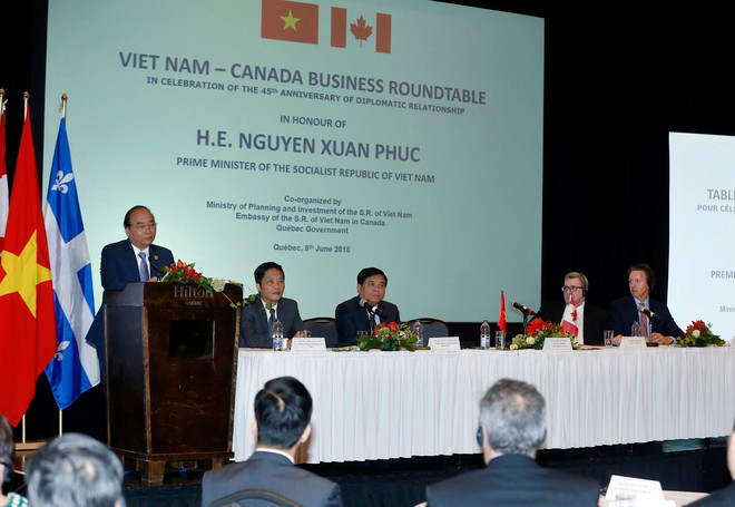 Thủ tướng Nguyễn Xuân Phúc dự Tọa đàm doanh nghiệp Việt Nam-Canada ảnh 2