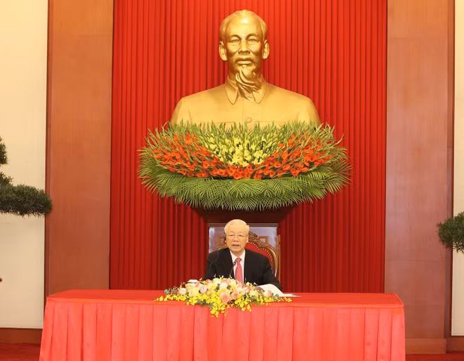 [Photo] Hình ảnh cuộc điện đàm giữa Tổng Bí thư với Thủ tướng Ấn Độ ảnh 3