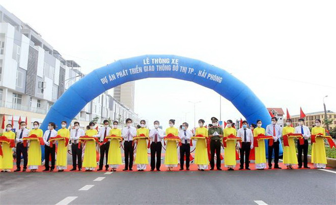 Thông xe dự án phát triển giao thông đô thị thành phố Hải Phòng ảnh 1