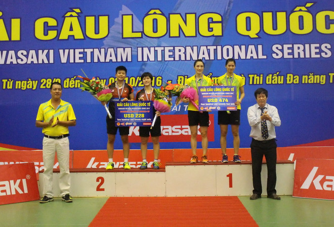 Đội Việt Nam giành 3 huy chương vàng tại Giải cầu lông Kawasaki ảnh 1