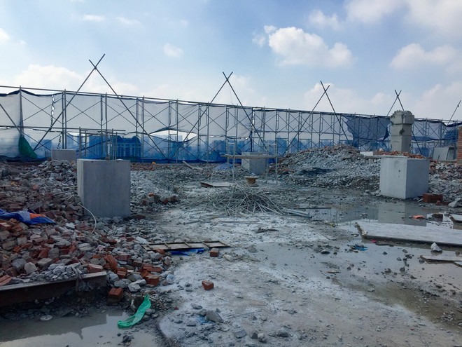 Hoàn thành phá dỡ giai đoạn 1 công trình 8B Lê Trực. (Ảnh: Minh Nghĩa/Vietnam+) Hà Nội hoàn thành phá dỡ giai đoạn 1 công trình 8B Lê Trực ảnh 3