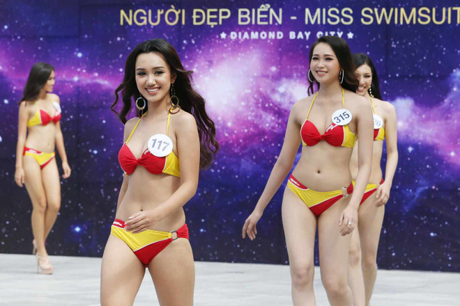 Thí sinh Hoa hậu Hoàn vũ Việt Nam gợi cảm thi Người đẹp biển ảnh 13
