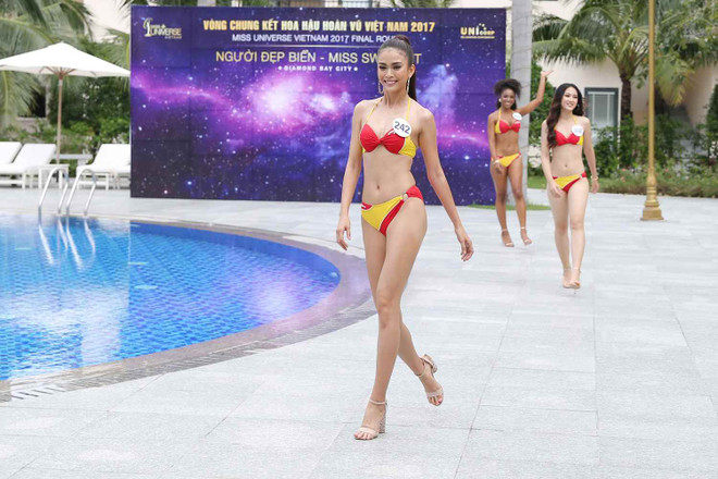 Thí sinh Hoa hậu Hoàn vũ Việt Nam gợi cảm thi Người đẹp biển ảnh 17
