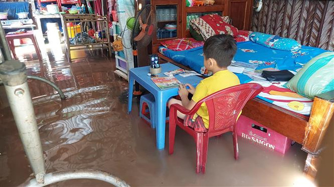 Triều cường dâng cao ảnh hưởng đến đời sống của người dân Bến Tre ảnh 1