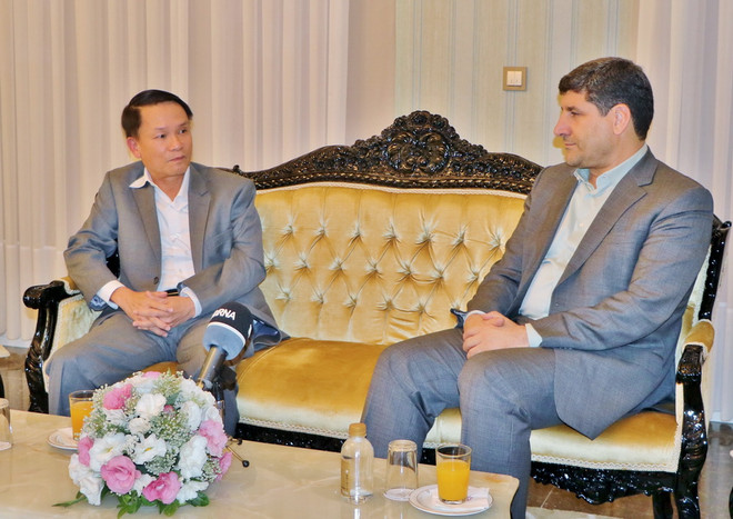 Hình ảnh đoàn TTXVN tham dự Hội nghị Ban chấp hành OANA tại Iran ảnh 1