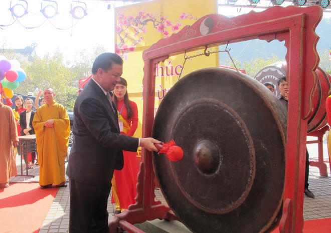 Ninh Bình tưng bừng khai mạc Lễ hội chùa Bái Đính năm 2016 ảnh 1