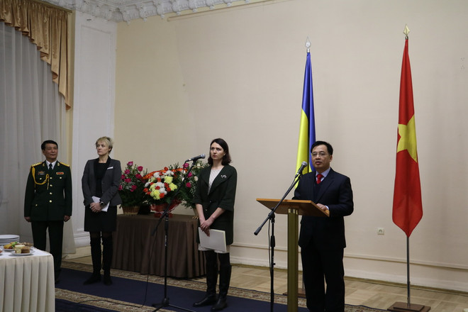 Kỷ niệm Ngày thành lập Quân đội Nhân dân Việt Nam tại Ukraine ảnh 2