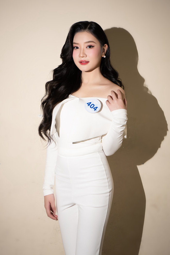 Thí sinh Hương Anh. (Ảnh: PV/Vietnam+) Thí sinh Miss World Vietnam 2023 và những câu chuyện truyền cảm hứng ảnh 2