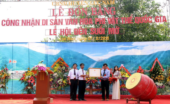 Công nhận Lễ hội đền Suối Mỡ là di sản văn hóa phi vật thể quốc gia ảnh 1