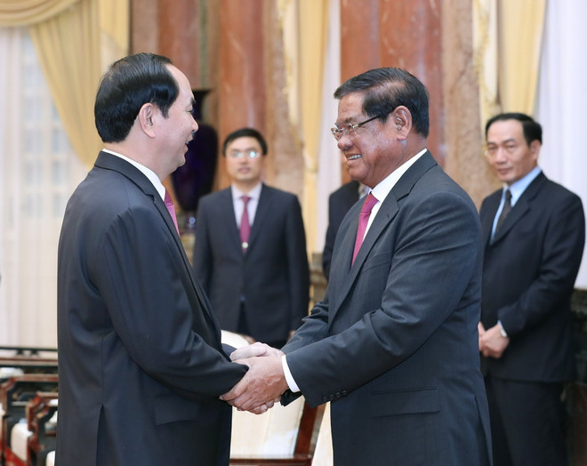 Chủ tịch nước tiếp Phó Thủ tướng, Bộ trưởng Bộ Nội vụ Campuchia ảnh 1