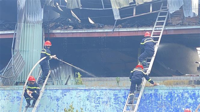 Bình Định: Xác định nguyên nhân gây ra các vụ cháy lớn ở KCN Phú Tài ảnh 1