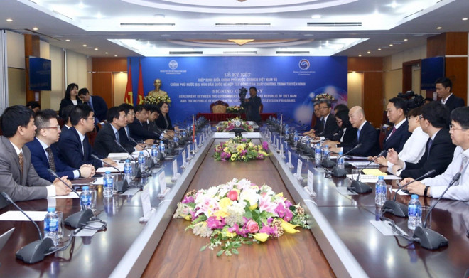 Việt-Hàn tăng cường hợp tác sản xuất các chương trình truyền hình ảnh 1