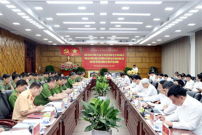 Bộ trưởng Tô Lâm: Xây dựng Hải Dương trở thành 'tỉnh thông minh' ảnh 2