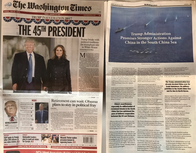 Chính quyền Trump sẽ "mạnh tay" hơn với Trung Quốc tại Biển Đông ảnh 1