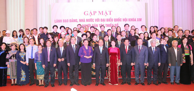 Lãnh đạo Đảng, Nhà nước gặp mặt đại biểu người dân tộc thiểu số ảnh 1