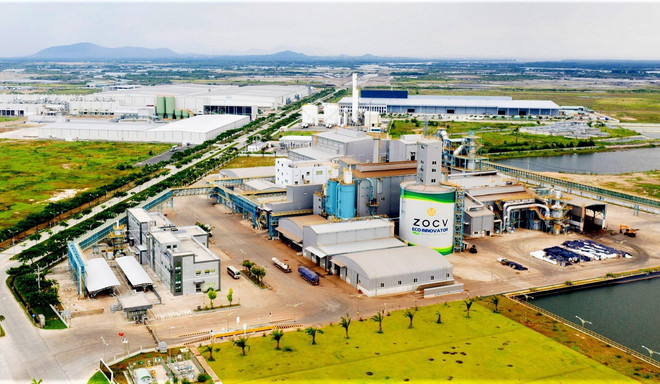 Một góc Khu Công nghiệp chuyên sâu Phú Mỹ 3, phường Phước Hòa, thị xã Phú Mỹ, tỉnh Bà Rịa-Vũng Tàu. (Ảnh: Hồng Đạt/TTXVN) ttxvn_khu cong nghiep vung tau.jpg