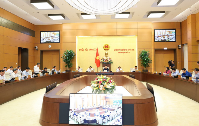 Quang cảnh phiên họp. (Ảnh: Văn Điệp/TTXVN) ttxvn_thuong vu quoc hoi 3.jpg