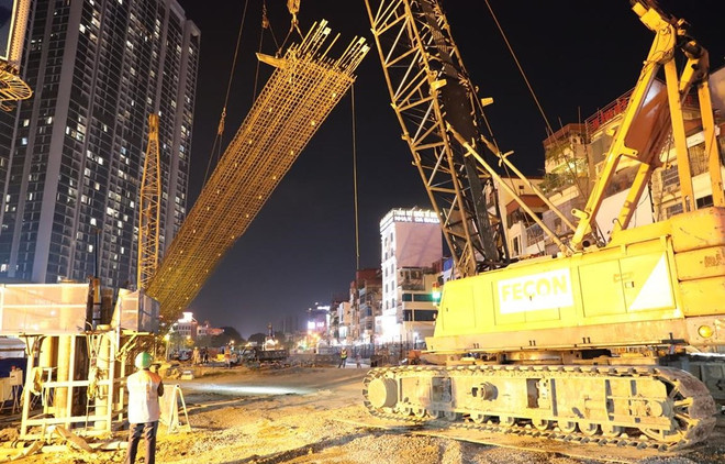 Hà Nội đẩy nhanh tiến độ thi công các công trình trọng điểm ảnh 1