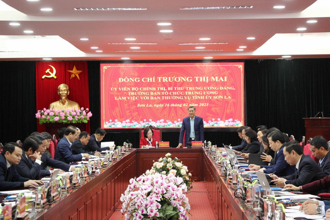 Bà Trương Thị Mai: Sơn La cần tiếp tục quan tâm đến công tác cán bộ ảnh 2