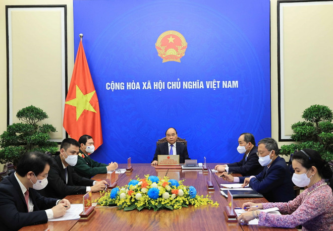 Chủ tịch nước Nguyễn Xuân Phúc điện đàm với Tổng Thư ký Liên hợp quốc ảnh 1