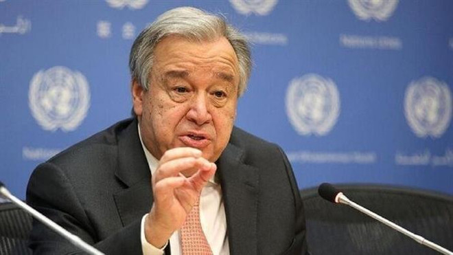 Tổng thư ký Liên hợp quốc Antonio Guterres. (Ảnh: IRNA/TTXVN) Tổng Thư ký LHQ Antonio Guterres tuyên thệ nhậm chức nhiệm kỳ mới ảnh 1